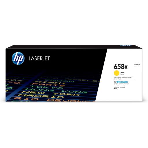 [HP_W2002X] Tóner HP 658X Amarillo Original 28.000 Páginas