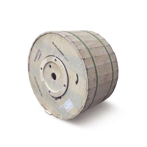 [FIBERHOME_MINI-ADSS-24C/4KM] FiberHome Carrete de 4 km de Fibra Óptica Aérea Mini ADSS (ASU) G.652D, Monomodo de 24 Hilos, Exterior, Span 80, Loose Tube