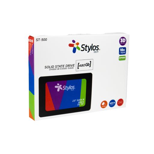 [STYLOS_STMSSD3B] Stylos UNIDAD SSD STYLOS 480GB SATA III 2.5" (STMSSD3B)