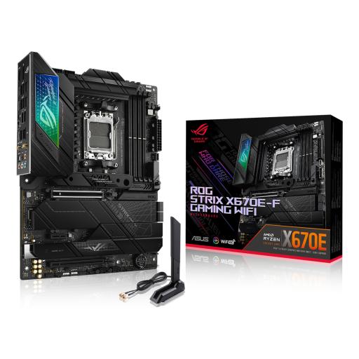 [ASUS_ROG STRIX X670E-F GAMING WIFI] Tarjeta madre ASUS ATX ROG STRIX X670E-F GAMING WIFI S-AM5 HDMI 128GB