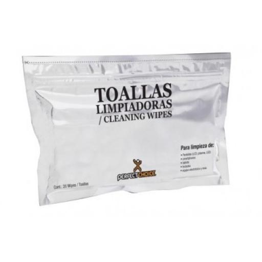 [PERFECTCHOICE_PC-030270] Perfect Choice TOALLAS LIMPIADORAS PERFECT CHOICE P/NOTEBOOK/LCD