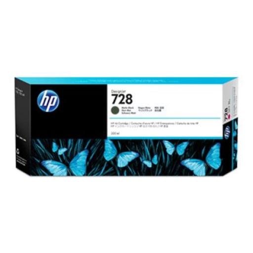[HP_F9J68A] Cartucho HP 728 Negro Mate Original, 300ml
