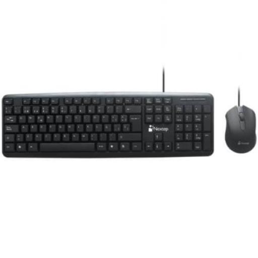 [NEXTEP_NE-416] Nextep Teclado y Mouse Nextep Alámbrico USB
