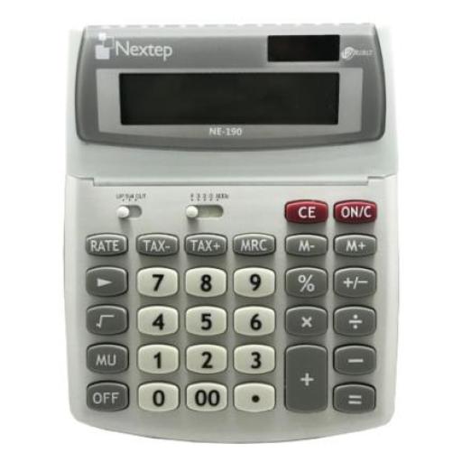 [NEXTEP_NE-190] Nextep Calculadora Nextep 12 Dígitos Escritorio Función Impuestos Solar/Batería