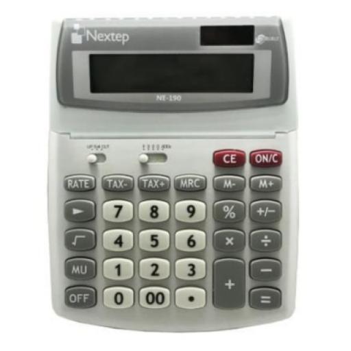 [NEXTEP_NE-190] Nextep Calculadora Nextep 12 Dígitos Escritorio Función Impuestos Solar/Batería