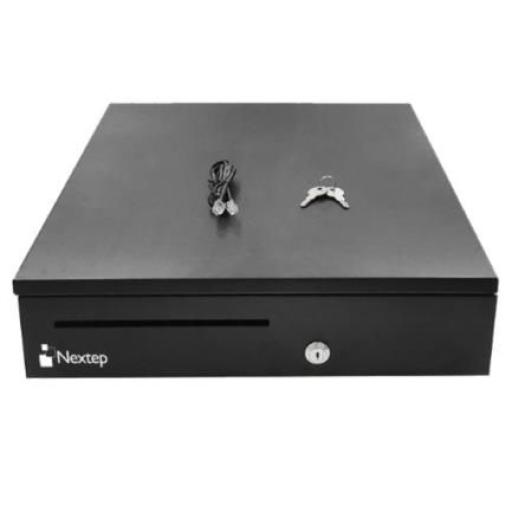 [NEXTEP_NE-515] Cajón de Dinero Nextep NE-515, Negro, Acero, 8, 5