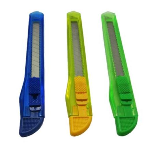[NEXTEP_NE-179] Nextep Cutter Plástico Nextep Chico Navaja 9mm Caja con 12