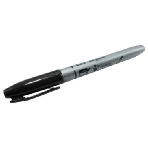 [NEXTEP_NE-070] Nextep Marcador Permanente Nextep Punto Fino 2mm Negro c/12 Pzas