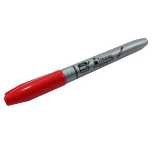 [NEXTEP_NE-071] Nextep Marcador Permanente Nextep Punto Fino 2mm Rojo c/12 Pzas