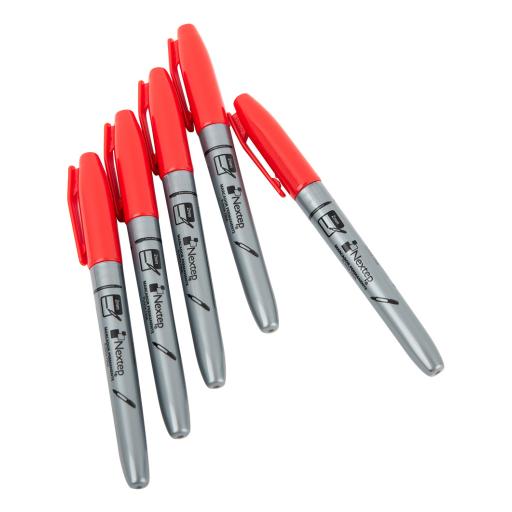 [NEXTEP_NE-071] Nextep Marcador Permanente Nextep Punto Fino 2mm Rojo c/12 Pzas