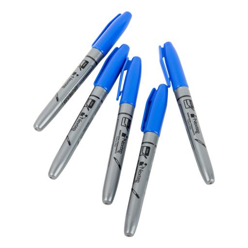 [NEXTEP_NE-072] Nextep Marcador Permanente Nextep Punto Fino 2mm Azul c/12 Pzas