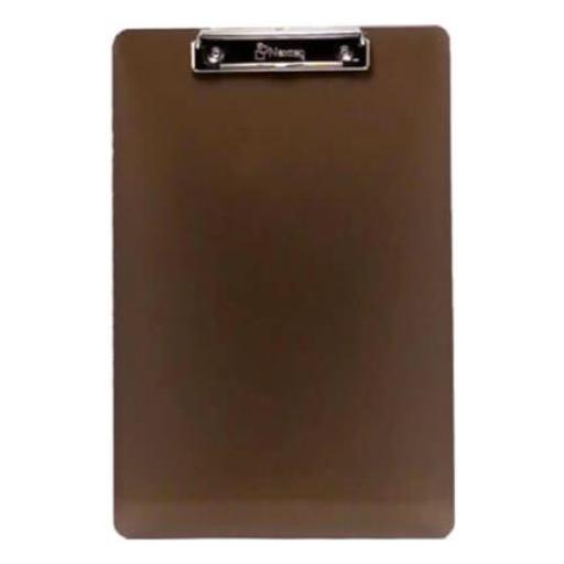 [NEXTEP_NE-173H] Nextep Tabla Plástica Nextep con Clip Oficio Humo