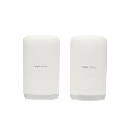 [RUIJIE_RG-EST350V2] RUIJIE Kit completo Punto a Punto Pre-Configurado hasta 5 Km listos para enlazar, administrable en la Nube, Banda 5Ghz AC WAVE2 MU-MIMO 2X2 Hasta 867Mbps Agregados.