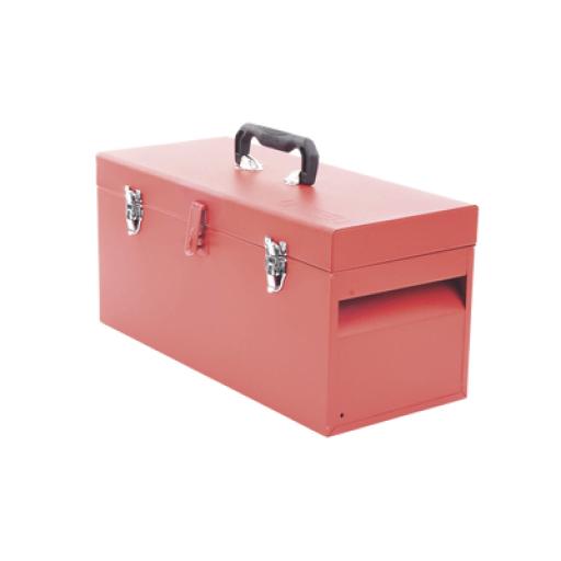 [URREA_SYS-D6] Urrea Caja de herramientas metálica con soble cerradura de 51 x 21.5 x 24cm.