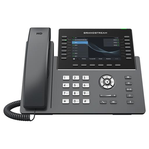[GRANDSTREAMNETWORKS_GRP2650] Grandstream Networks Teléfono IP Wi-Fi, Grado Operador, 14 líneas SIP con 6 cuentas, pantalla LCD  5", puertos Gigabit, Bluetooth, PoE, codec Opus, IPV4/IPV6 con gestión en la nube GDMS