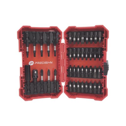 [PRECISION_PST-C010-01] Precision Juego de 42 Puntas para Taladro + Estuche (Entrada Hex. 1/4")