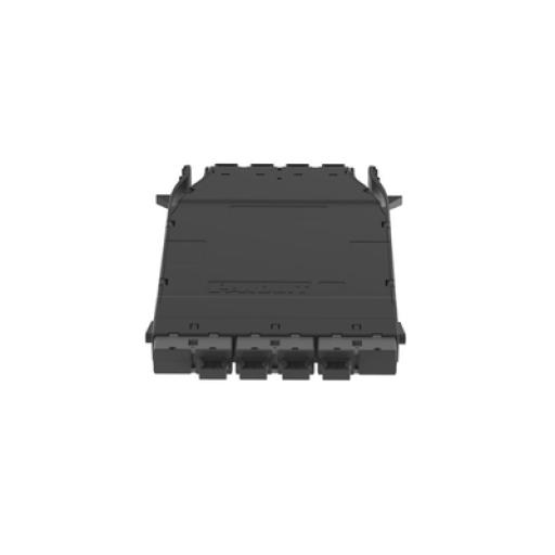 [PANDUIT_FHMZO-32-M] Panduit Cassette HD Flex™ Para 32 Fibras Multimodo OM4, de 4 MPO(8F) Macho a 4 MPO(8F) Macho, Color Gris