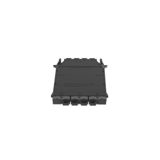[PANDUIT_FHMZO-32-M] Panduit Cassette HD Flex™ Para 32 Fibras Multimodo OM4, de 4 MPO(8F) Macho a 4 MPO(8F) Macho, Color Gris