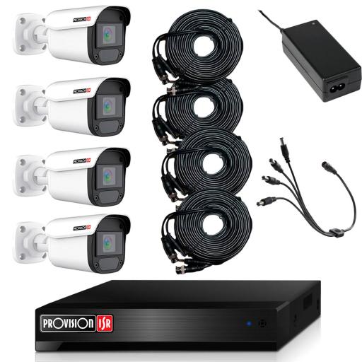 [PROVISION-ISR_PAK4LIGHTCC2MP-28] Provision-ISR PROVISION KIT 4 CAM BALA 2MP + DVR 4CH+1 IP KITBOX (PAK4LIGHTCC2MP-28)