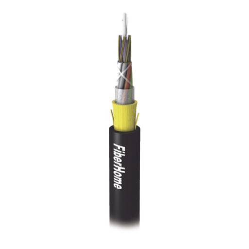 [FIBERHOME_OC-ADSS-48C-S200] FiberHome Kilómetro de Fibra Óptica Aérea (ADSS) G.652D, Monomodo de 48 Hilos, Exterior, Span 200, Loose Tube