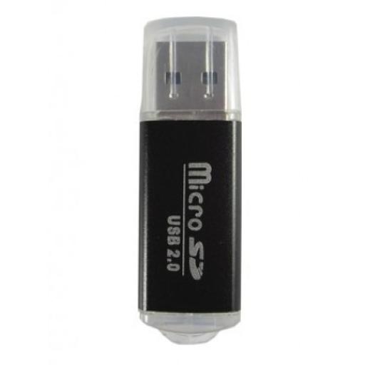 [BROBOTIX_345673N] BRobotix Lector de Memoria MicroSD USB 2.0 480Mbits Negro
