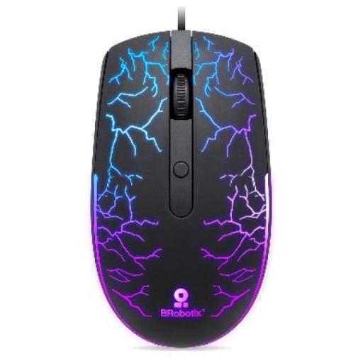 [BROBOTIX_263946 ] Mouse Gamer Óptico Storm RGB BRobotix.