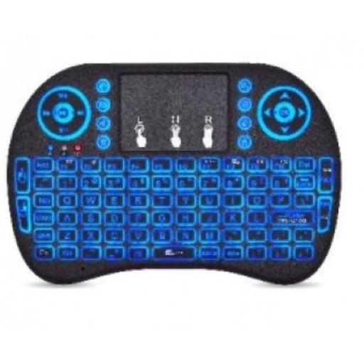 [BROBOTIX_963814] BRobotix Teclado Mini Inalámbrico, Recargable, Ilumina BROBOTIX 963814