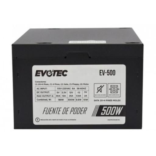 [EVOTEC_EV-500] EVOTEC Fuente de Poder EVOTEC EV-500