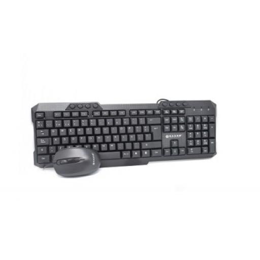 [NACEBTECHNOLOGY_NA-618] Naceb Technology Kit de Teclado y Mouse Naceb Technology NA-618