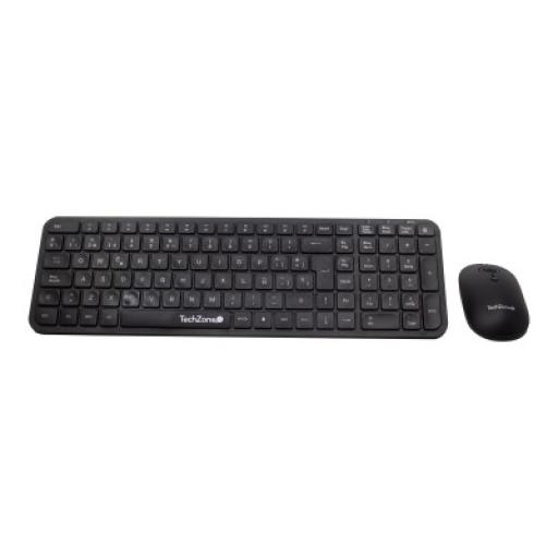 [TECHZONE_TZCOMBINA05] TechZone Kit Teclado y Mouse Inalámbrico TECHZONE TZCOMBINA05