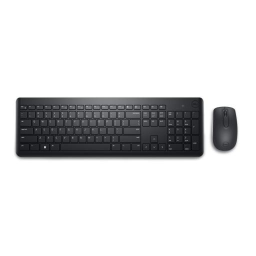 [DELL_KM3322W] Kit Teclado y Mouse DELL 580-AKCU, Español, Negro, 1000 PPP