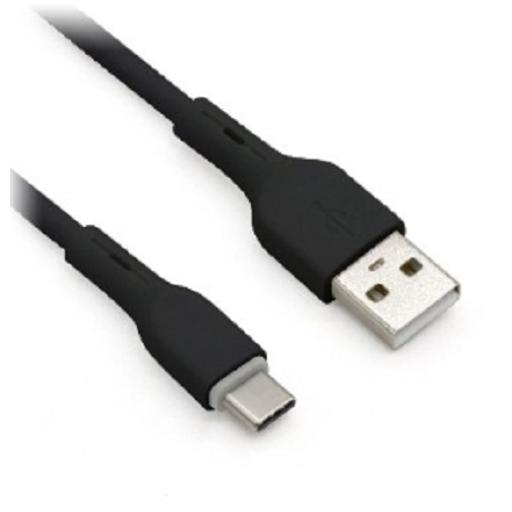 [BROBOTIX_963196] Cable USB A Macho - USB C Macho Negro BRobotix 1 m.