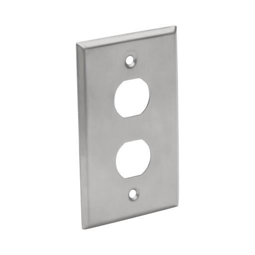 [TRIPPLITE_N206-FP02-IND] Tripp Lite Placa Frontal de Ancho Sencillo de 2 Puertos TRIPP-LITE N206-FP02-IND