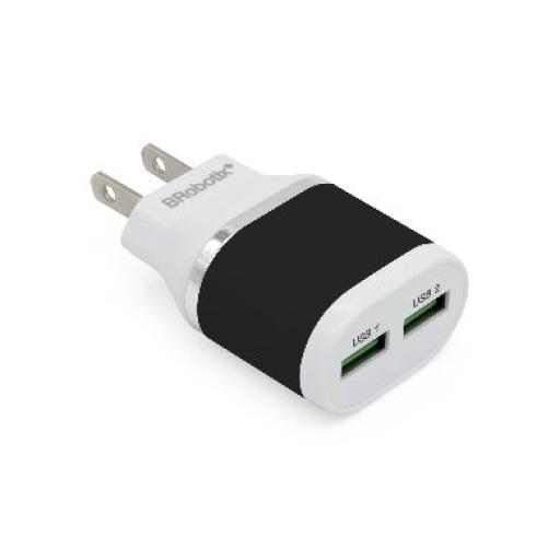[BROBOTIX_161264N] BRobotix Cargador BROBOTIX 2 Puertos USB 161264N