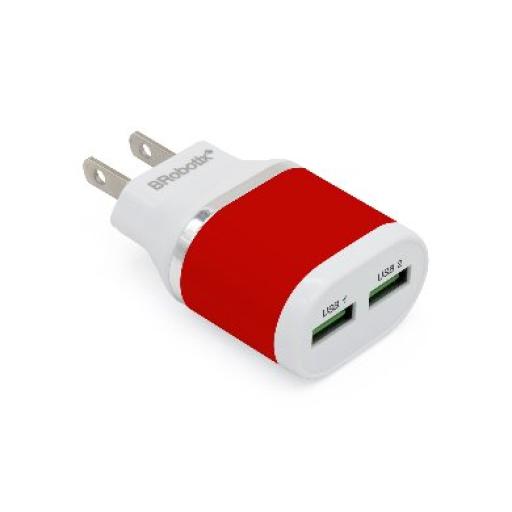 [BROBOTIX_161264R] BRobotix CARGADOR BROBOTIX BROBOTIX 2 PTS USB 161264R