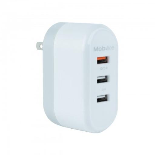 [MOBIFREE_MB-923378] MOBIFREE Cargador  Mobifree Cargador de pared 3 puertos USB