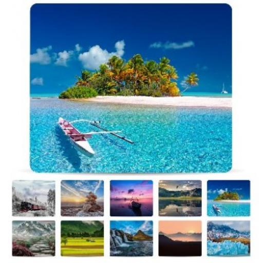 [BROBOTIX_136285] BRobotix MOUSEPAD PAISAJES, PAQUETE CON 10 PIEZAS BROBOTIX 136285