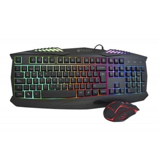 [NACEBTECHNOLOGY_NA-617] Naceb Technology Kit de Teclado y Mouse Gaming Naceb Technology NA-617