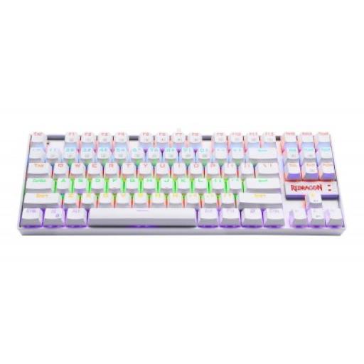 [REDRAGON_K552W-KR-SP] Redragon Teclado Mecánico Redragon Kumara White Rainbow