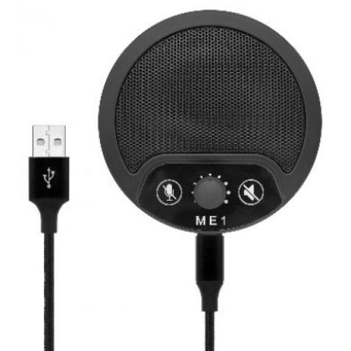 [BROBOTIX_6000359] BRobotix Micrófono  Omnidireccional para PC, USB BROBOTIX 6000359