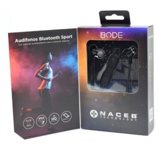 [NACEBTECHNOLOGY_NA-0306] Naceb Technology Audífonos Bluetooth Sport Naceb Technology NA-0306