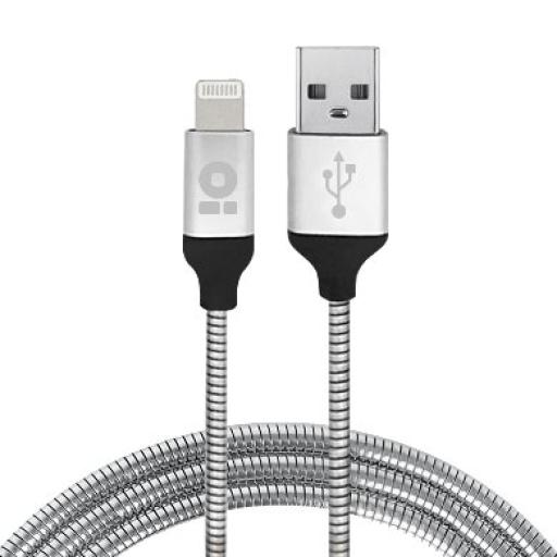 [BROBOTIX_161219] CABLE LIGHTNING ACERO INOXIDABLE BRobotix 1.0 m.