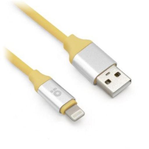 [BROBOTIX_651794] BRobotix Cable Lightning, PVC, 1.0 m, Amarillo BROBOTIX 651794