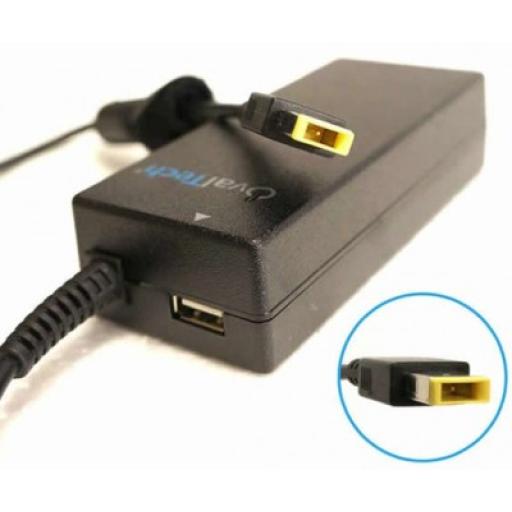 [OVALTECH_OTAC-E77] Ovaltech Adaptador para Computadora Portátil OVALTECH 20V/4.62AH C/Blister + USB