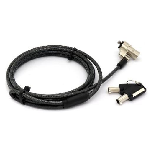 [BROBOTIX_764465] Candado de Llave para Laptops BRobotix Negro 1.8 M.