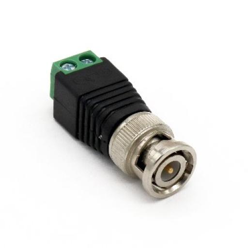 [BROBOTIX_764786] Conector Coaxial BNC Macho BRobotix Negro.
