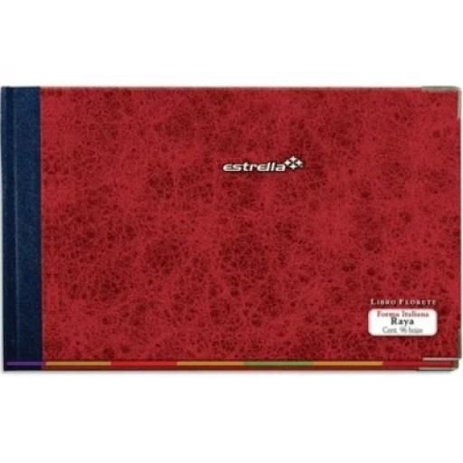 [ESTRELLA_0124] Estrella Libro Florete Rayado F/I 192 Hojas  Estrella 0124