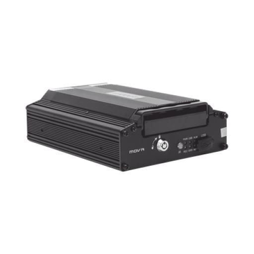 [EPCOM_XMR401AHDS/V2] Epcom (NUBE EPCOMGPS) DVR móvil tribrido / almacenamiento en HDD / 4 canales AHD hasta 2MP + 1 canal IP hasta 2MP / compresión de vídeo H.265