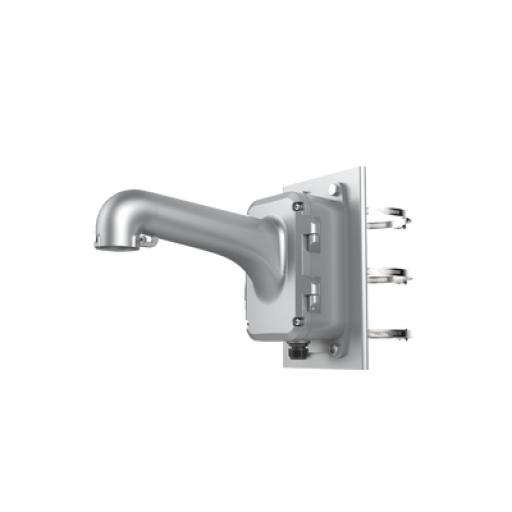 [HIKVISIONDIGITALTECHNOLOGY_DS-1604ZJ-POLE-P] Hikvision Digital Technology Montaje de Poste con Caja de Conexiones de Acero inoxidable para Domos PTZ Hikvision   