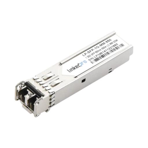 [LINKEDPROBYEPCOM_LP-SFP-1G-MM-550] LINKEDPRO BY EPCOM Transceptor Óptico SFP (Mini-Gbic) / Multimodo 850 nm / 1.25 Gbps / 1000BASE-SX / Conectores LC/UPC Dúplex / DDM / Hasta 550 m 
